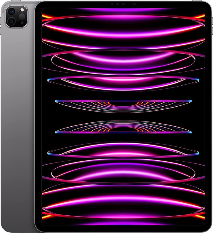 Apple iPad Pro 2022 Model 12.9 inch (Wi-Fi 256 GB Storage) Space Grey (الجيل السادس)